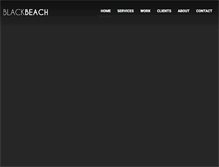 Tablet Screenshot of blackbeachdigital.com